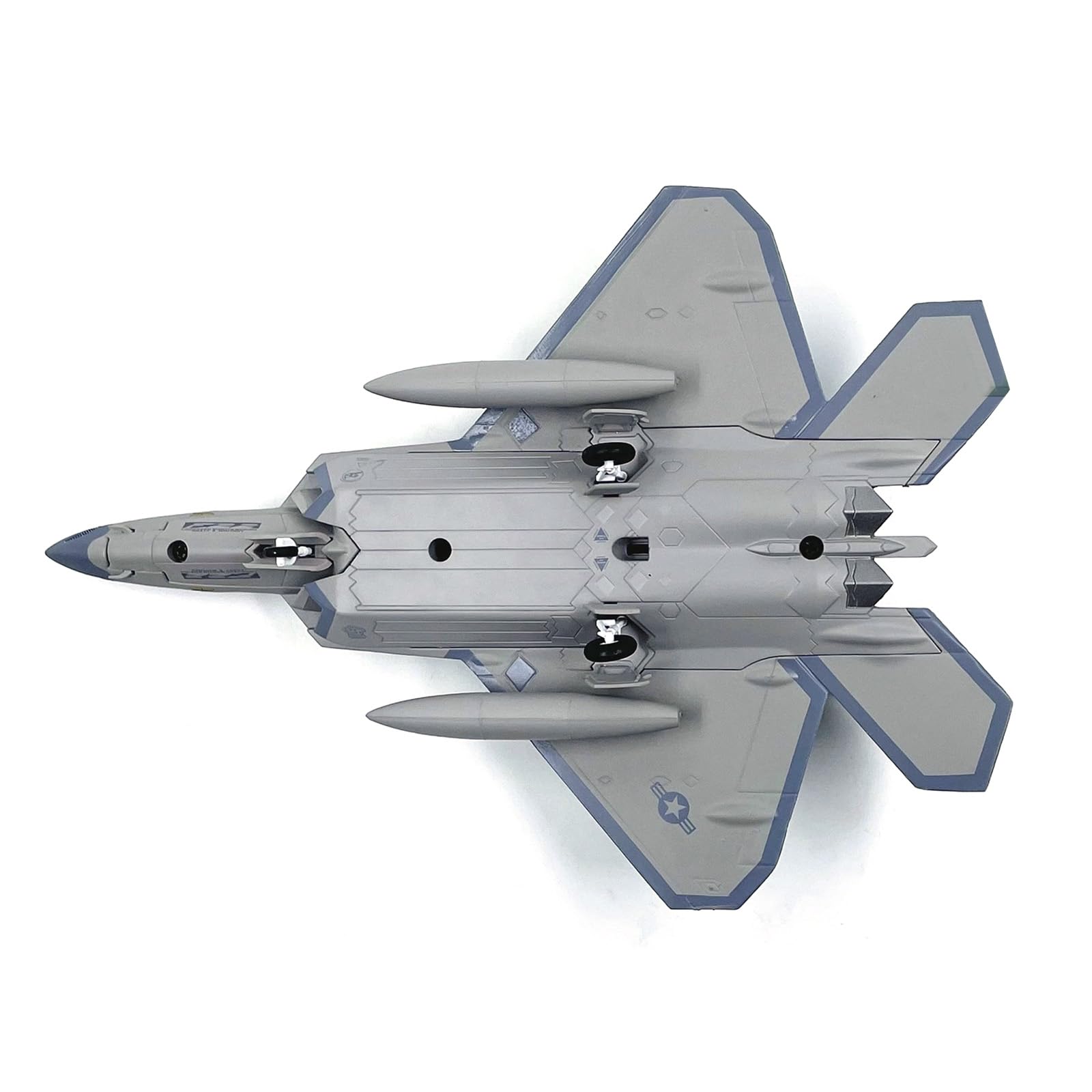 Amazon.co.jp: 合金製 アメリカ空軍 F-22 ラプター 戦闘機 模型 1:100